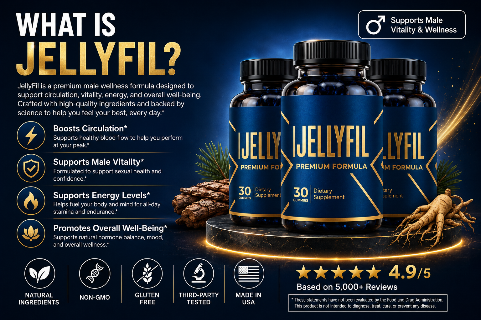What is JellyFil male vitality gummy